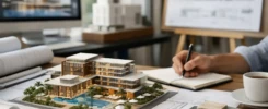 Concept architectural pour hôtel efficace