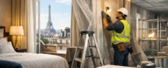 Hôtel Paris rénovation - bien rénover sans fermer