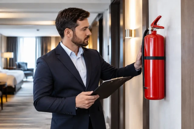 Meilleures actions de conformit&eacute; incendie h&ocirc;tel