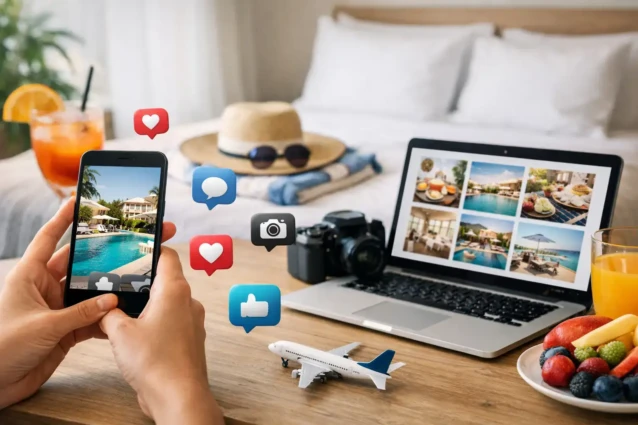 Réseaux sociaux pour hôtel: quoi publier